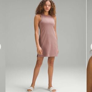 Lululemon Classic Fit Cotton dress twilight rose size 6